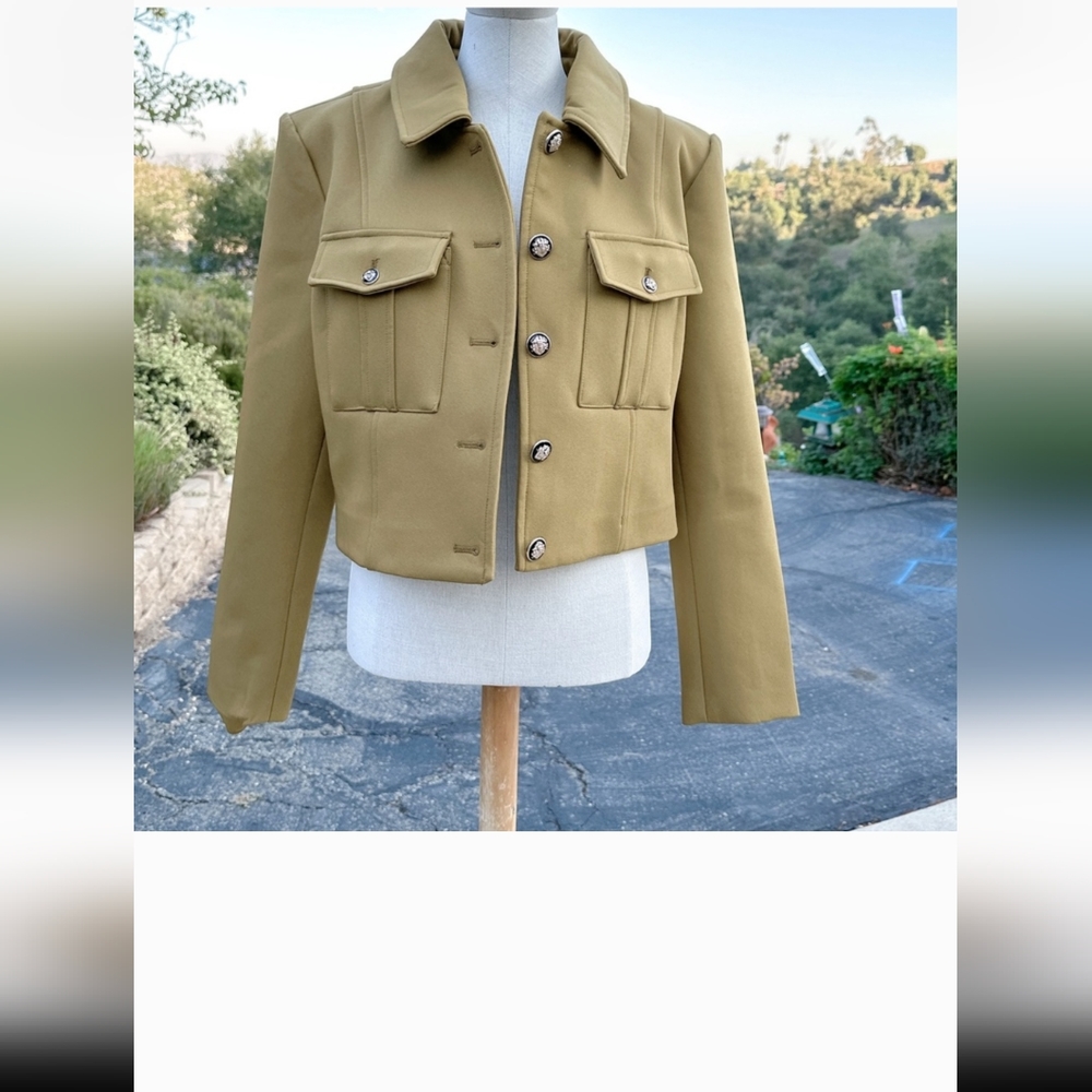 NWT 7 for all mankind Militsry Style Jacket